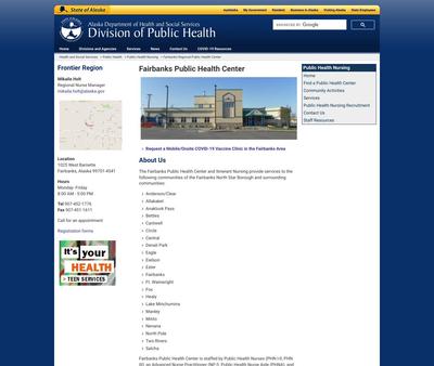 STD Testing at Fairbanks Public Health Center