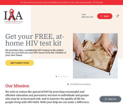 STD Testing at Interior AIDS Association