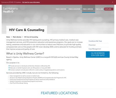 STD Testing at Unity Wellness Center