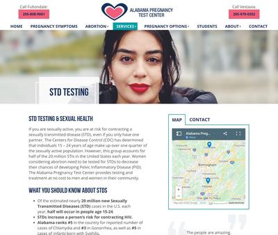 STD Testing at AlabamaPregnancyTestCenter
