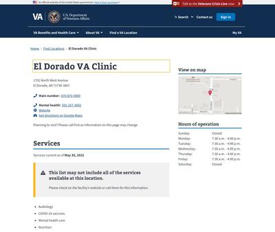 STD Testing at El Dorado VA Clinic
