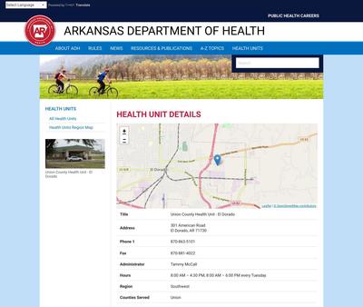STD Testing at Arkansas Department of Health Union County Health Unit