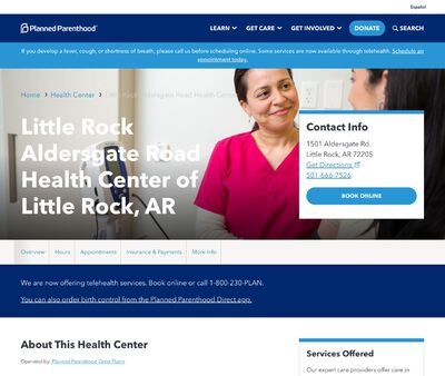 STD Testing at Planned Parenthood – Little Rock Aldersgate Road Health Center of Little Rock, AR