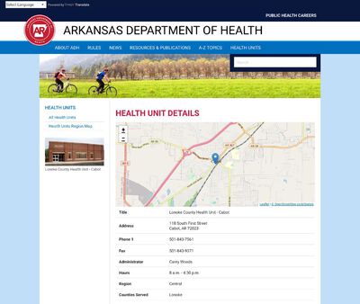 STD Testing at Lonoke County Health Unit