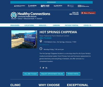 STD Testing at Healthy Connections Hot Springs Chippewa