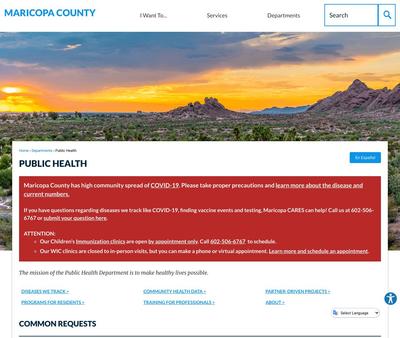 STD Testing at Maricopa County Public Health