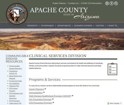 STD Testing at Apache County Public Health Services District