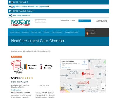 STD Testing at NextCare Urgent Care: Chandler