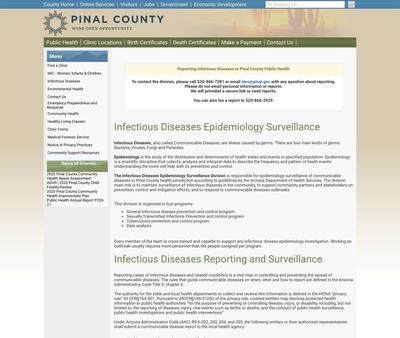 STD Testing at Pinal County Public Health Department