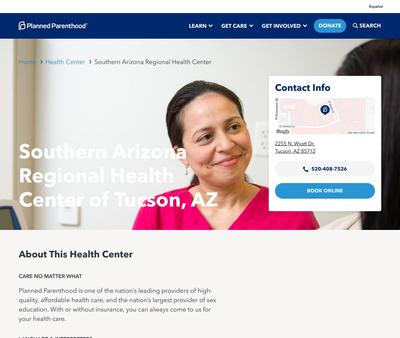 STD Testing at Planned Parenthood - Southern Arizona Regional Health Center