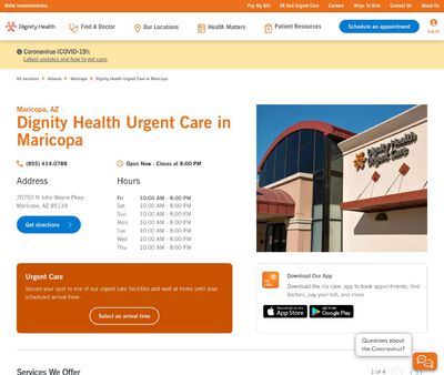 STD Testing at Dignity Health Urgent Care In Maricopa