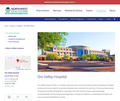 STD Testing at Oro Valley Hospital