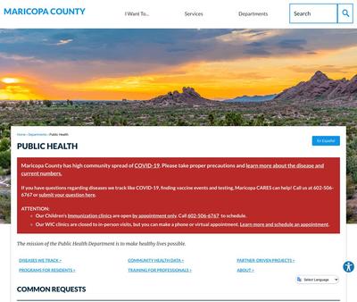 STD Testing at Maricopa County Department of Public Health Administration