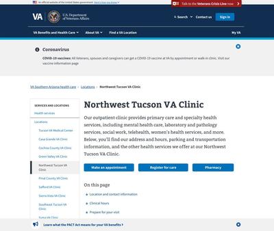 STD Testing at Northwest Tucson VA Clinic