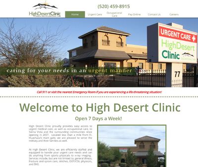 STD Testing at High Desert Clinic Urgent