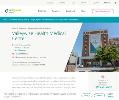 STD Testing at Valleywise Health Medical Center