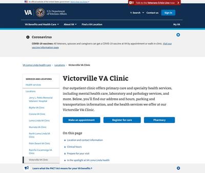 STD Testing at Victorville VA Clinic