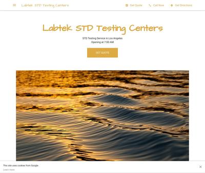 STD Testing at Labtek STD Testing Centers