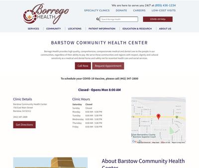 STD Testing at Barstow Community Health Center