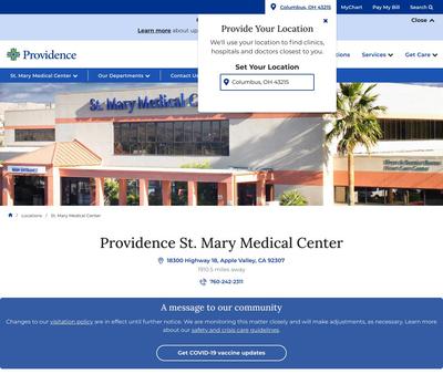STD Testing at Providence St. Mary Medical Center