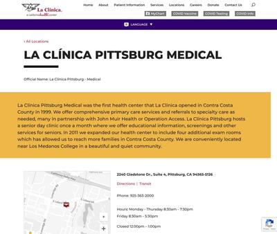 STD Testing at La Clinica Pittsburg Medical