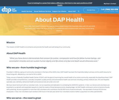 STD Testing at DAP Health Sexual Wellness Services