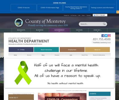 STD Testing at Monterey County Health Department