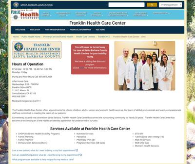 STD Testing at Franklin Health Care Center