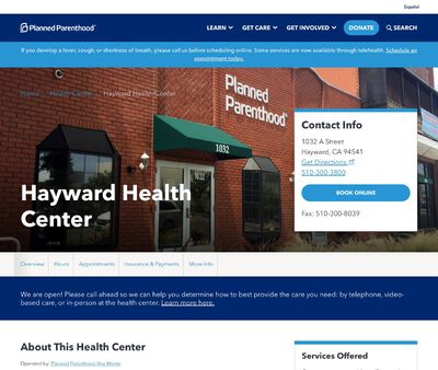 STD Testing at Planned Parenthood - Hayward Health Center