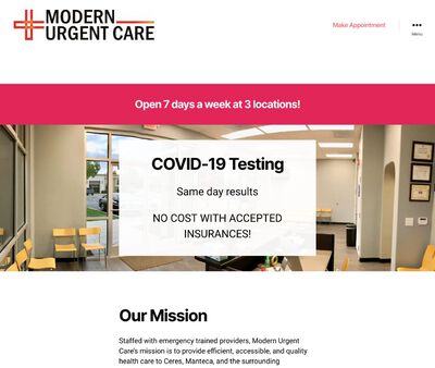 modern urgent care ceres fax number