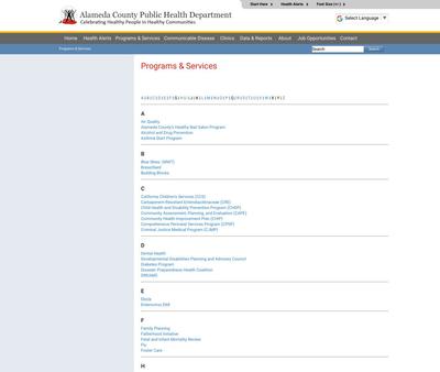 STD Testing at Alameda, County Public Health