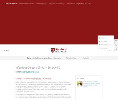 STD Testing at Infectious Disease Clinic in Emeryville