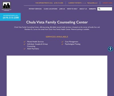 STD Testing at Chula Vista Family Health Center
