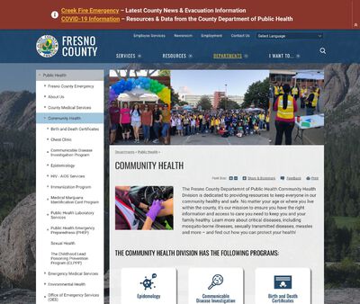 STD Testing at https://www.co.fresno.ca.us/departments/public-health/community-health