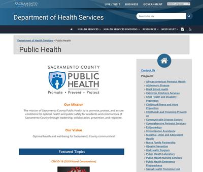 STD Testing at Sacramento County Health Department