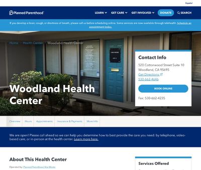 STD Testing at Planned Parenthood - Woodland Health Center