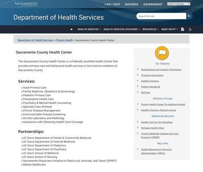 STD Testing at Sacramento County Public Health