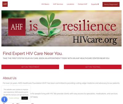 STD Testing at AHF Healthcare Center - Carl Bean