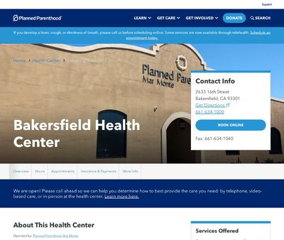 STD Testing at Planned Parenthood - Bakersfield Health Center