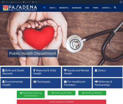 STD Testing at Pasadena Public Health Department