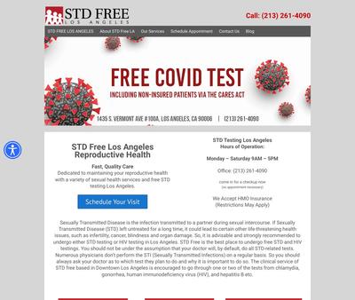 STD Testing at STD Free Los Angeles