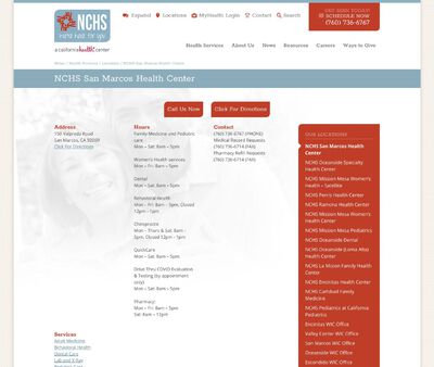 STD Testing at North County Health Services (San Marcos Health Center)