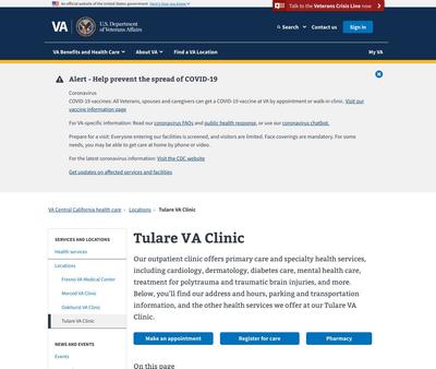 STD Testing at Tulare VA Clinic