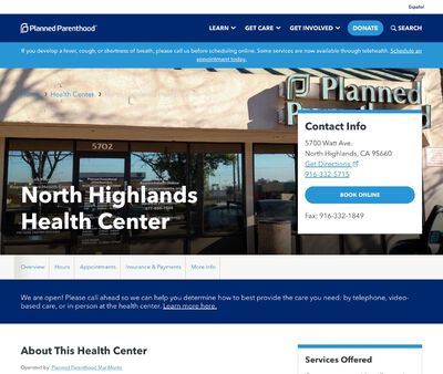 STD Testing at Planned Parenthood - North Highlands Health Center