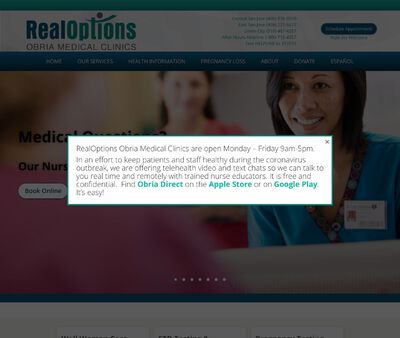 STD Testing at RealOptions Obria Medical Clinics of Mountain View