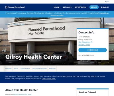 STD Testing at Planned Parenthood - Gilroy Health Center