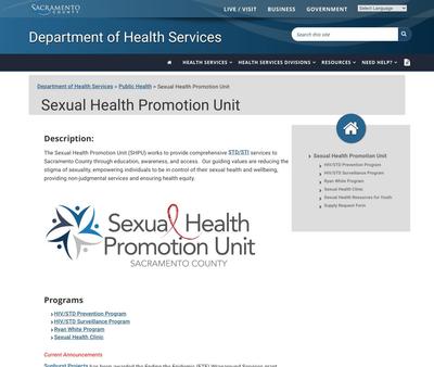 STD Testing at Sacramento County Public Health