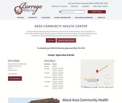 STD Testing at Anza Community Health Center