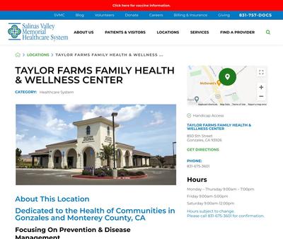 STD Testing at Taylor Farms Family Health & Wellness Center