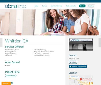 STD Testing at Obria Medical Clinics - Whittier